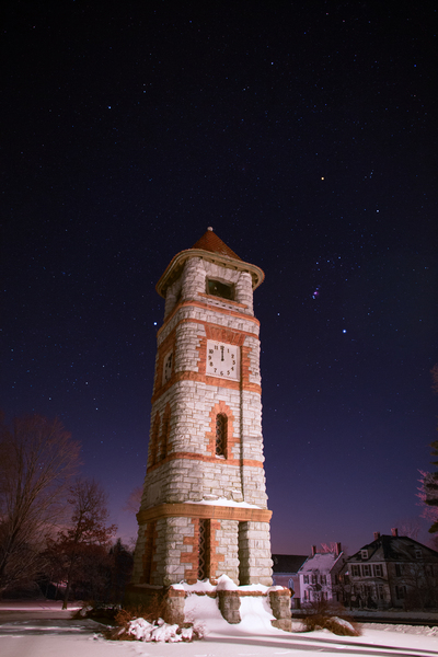 Midnight Tower by Astro Earth Art