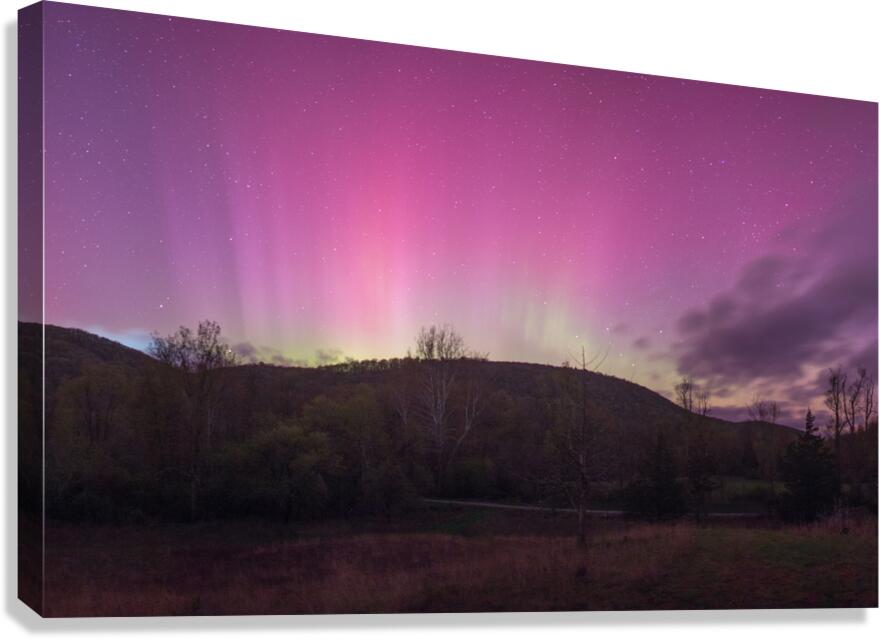 Solar Storm Aurora Canvas Print