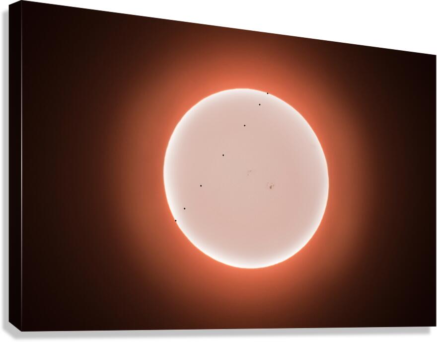Mercury Across the Sun Canvas Print