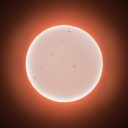 Mercury Across the Sun