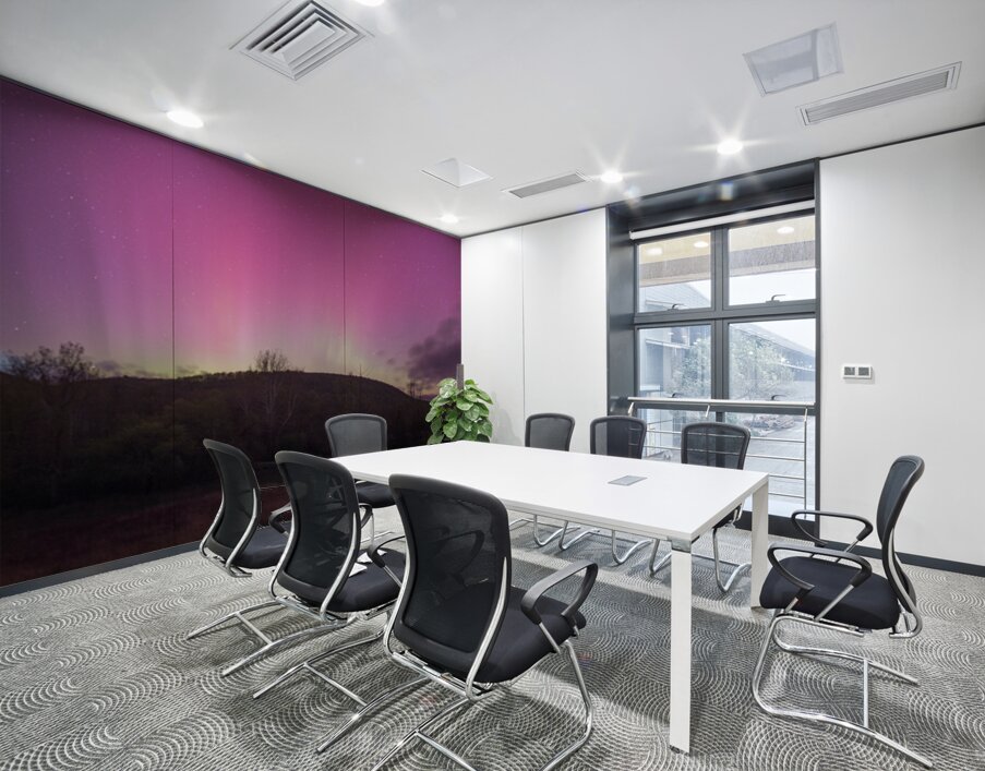 Solar Storm Aurora Wall Printing