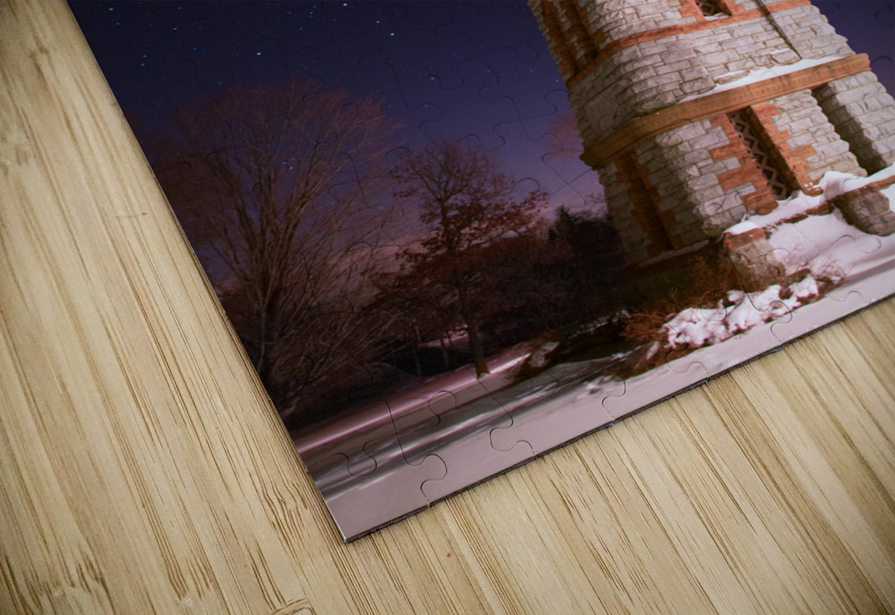 Midnight Tower Astro Earth Art Puzzle